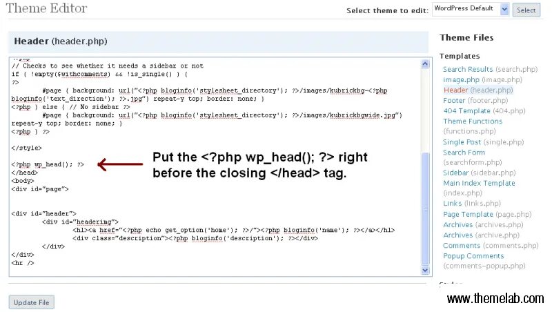 Теги в wordpress. Wp head. &lt;head&gt; в вордпресс. теги php. заполнение head в html.
