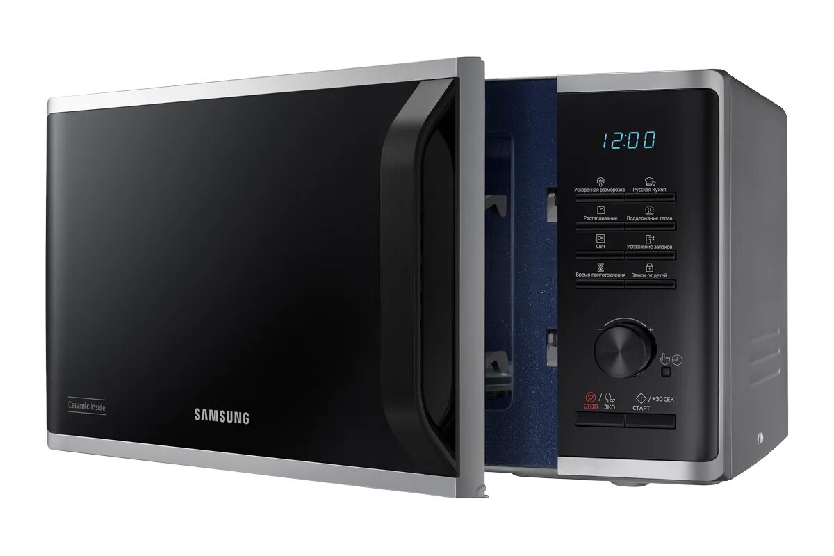 Микроволновая печь Samsung GE83MRTQS/BW - купить по низкой цене в интернет-магаз