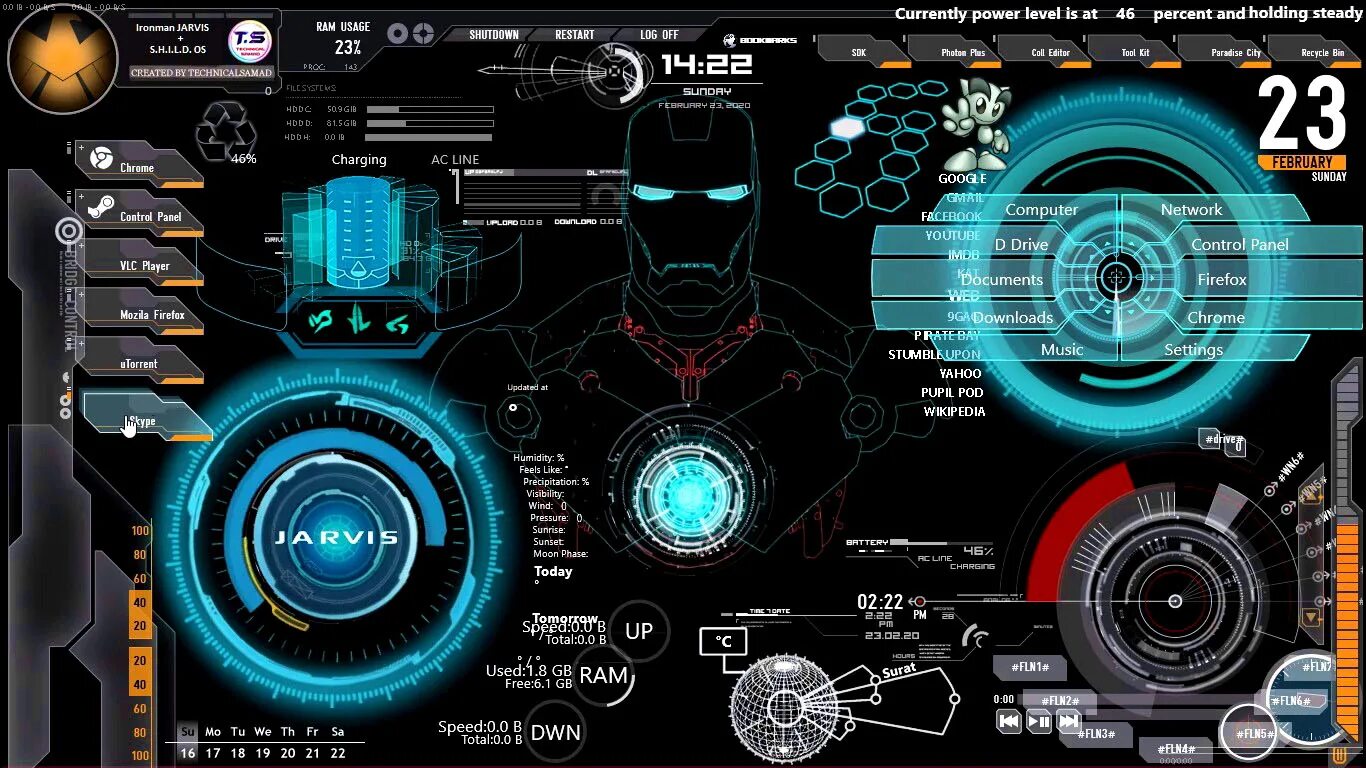 Jarvis игра. Джарвис на ПК виндовс 10. Rainmeter темы. Джарвис 3.0.