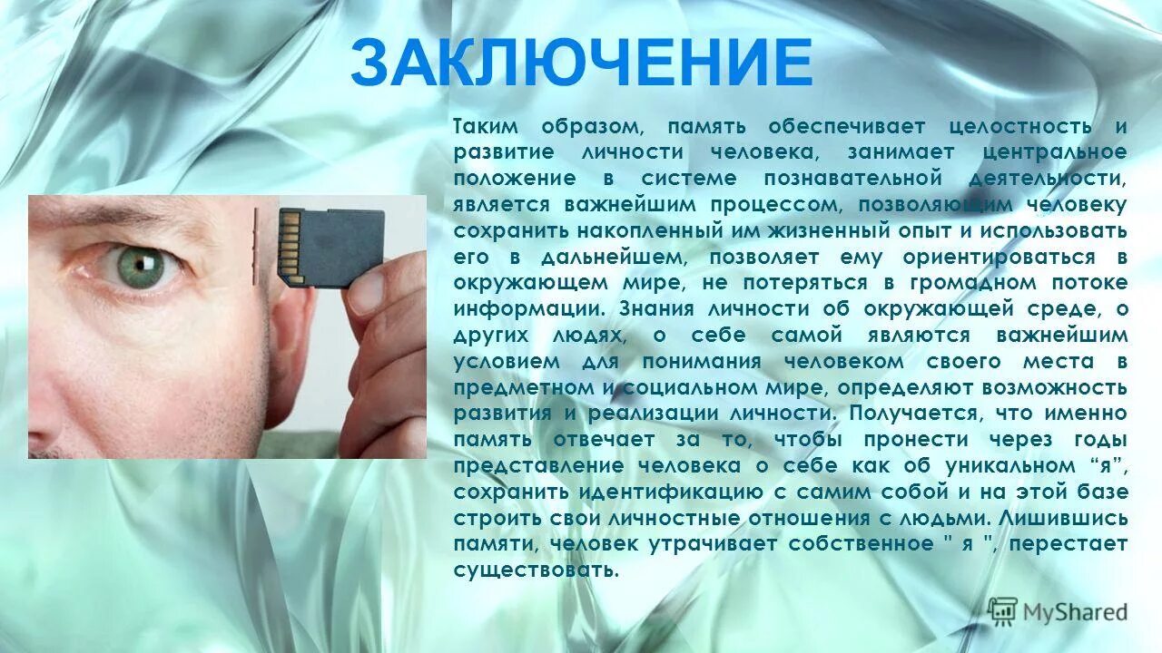 Опыты с памятью человека. Мысленный эксперимент. Cute scientist. Разум мышление. Доклад исследование памяти.