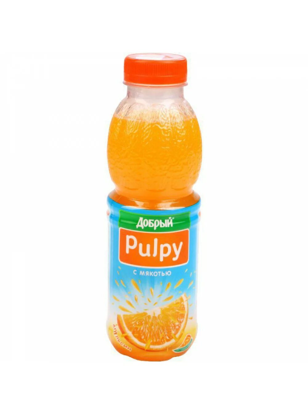 Сок добрый в бутылке. Палпи апельсин 0.45. Добрый pulpy напиток сокосодержащий апельсин. Напиток добрый Палпи апельсин 0.45л. Добрый Палпи апельсин 0.45.