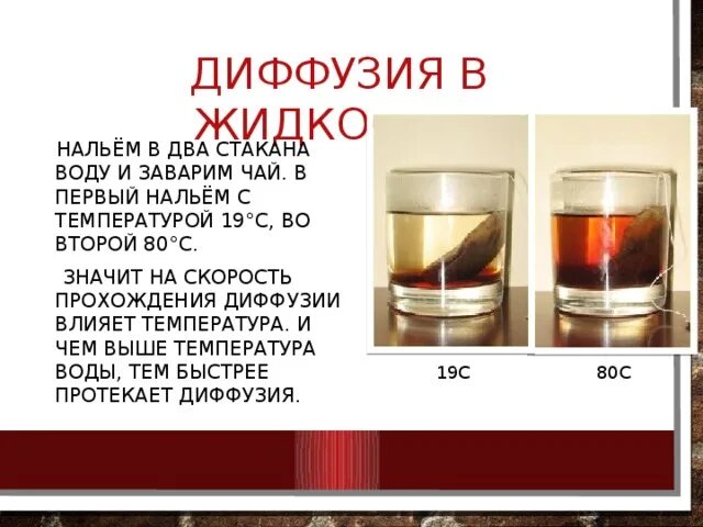 В каком состоянии диффузия протекает быстрее. В каком состоянии диффузия протекает быстрее