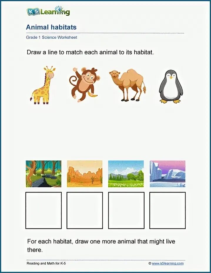 Habitats Worksheets. Animal Habitats. Animal Habitats Worksheets. Different animal Habitats.