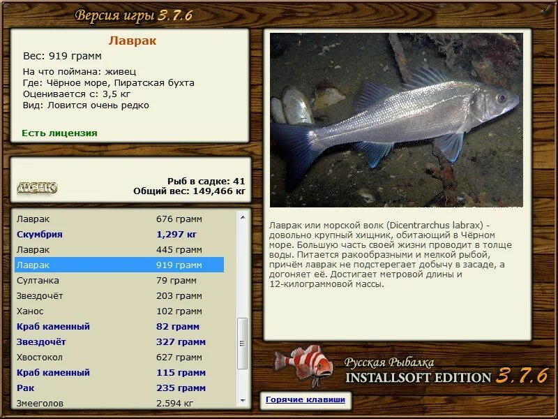 Русская рыбалка игра installsoft. Лабракс рыба. Морской волк или лаврак. Лаврак рыба в черном море. Карта лаврак.