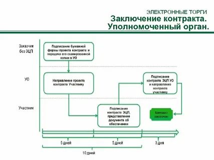 Заключение договора на торгах и аукционах