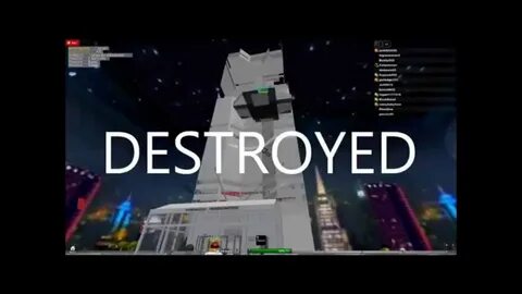 Roblox destroy