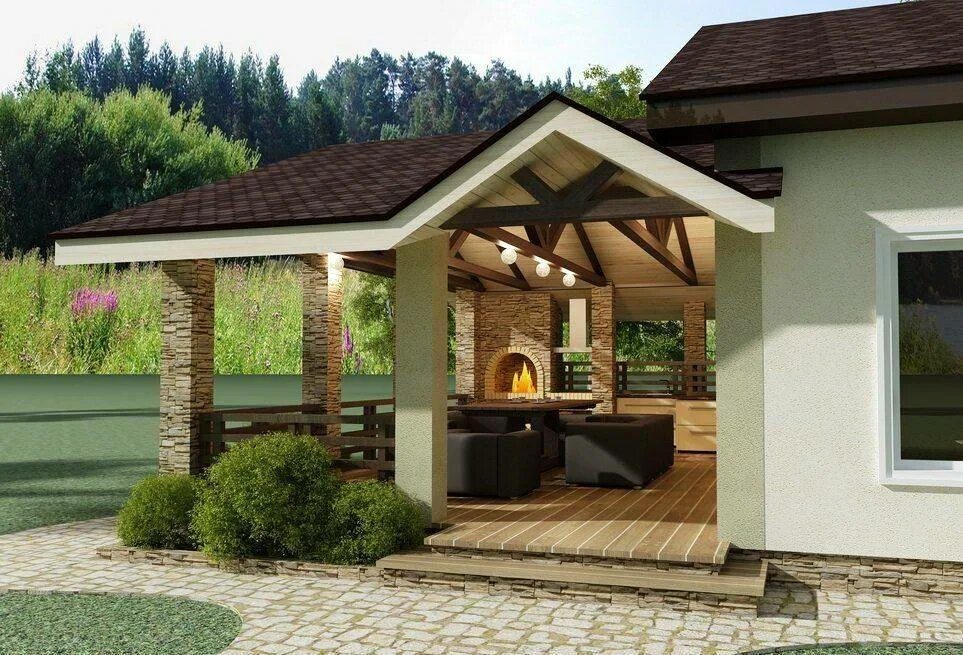 Баня с мангальной зоной под одной крышей проекты. Баня 2 на 4 с беседкой. Современная баня с террасой. Баня из бруса с террасой – беседкой (проект б-67). Дом баня беседка.