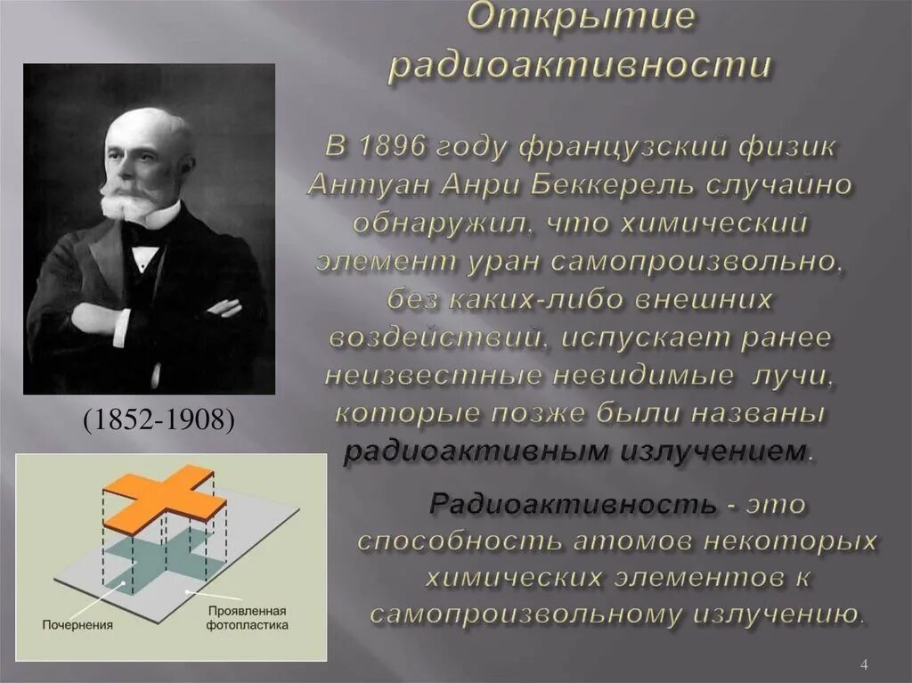 Назовите фамилию ученого открывшего радиоактивность. 1896 - Открытие Анри Беккерелем естественной радиоактивности.. Беккерель Антуан 1896. Антуан Беккерель в 1896 году открыл. Анри Беккерель открытие радиоактивности.