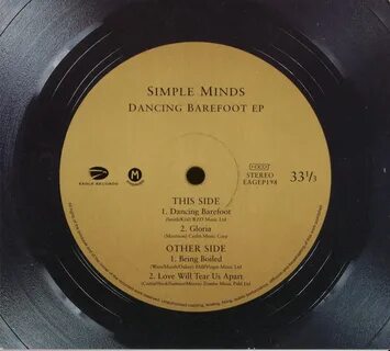 Simple minds dancing barefoot
