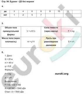 Естествознание 6 класс ответы