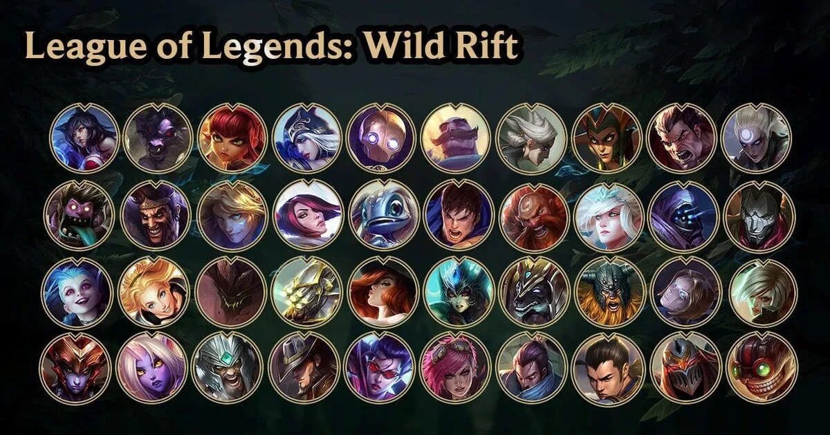 Лига легенд вайлд рифт персонажи. League of Legends Wild Rift Champions.