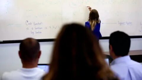 Presenting a class. Presenting a class