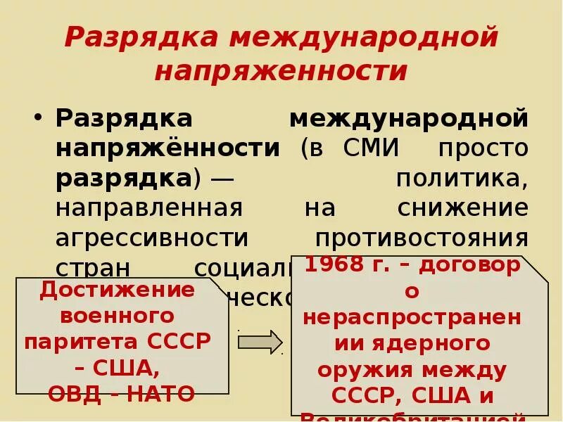 Политика разрядки международной напряженности. СССР И политика разрядки международной напряженности. Политика разрядки международной напряженности презентация. Период разрядки международной напряженности. Результатом процесса разрядки международной напряженности