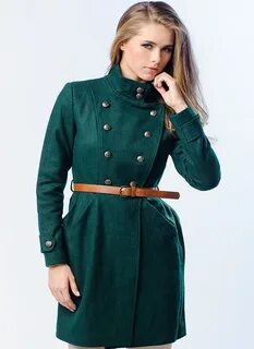 Зеленое пальто