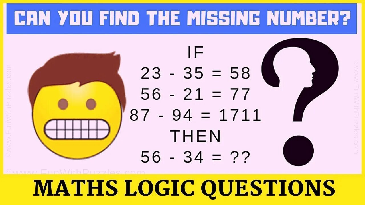 Math question. Maths logic. logic math question. logical questions. logical questions with answers.