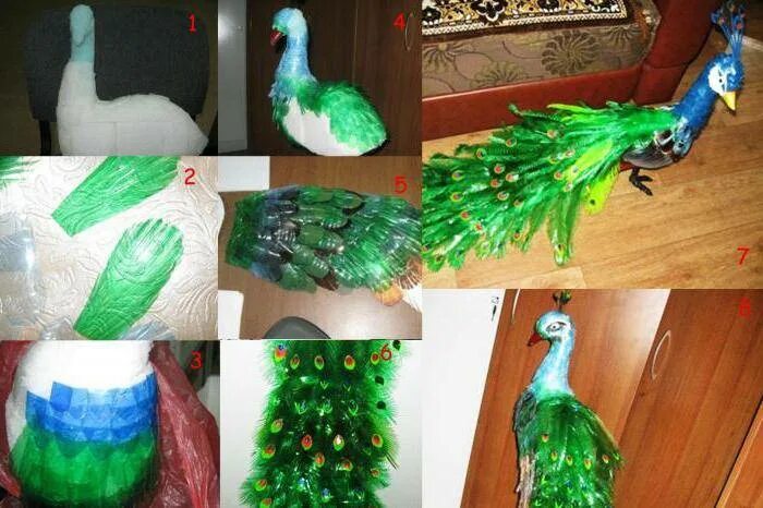Птицы из пластиковых бутылок своими руками. Павлин из пластиковых бутылок. Как сделать птицу из бутылки. Птица из пластмассовых бутылок. Птицы из бутылок пластиковых для сада.