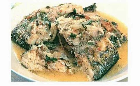 Карп тушеный с овощами