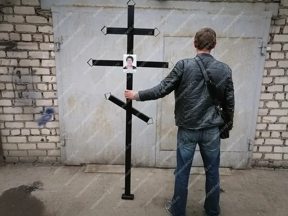 Металлический крест на могилу "К6 - купить по выгодной цене на Яндекс Маркете