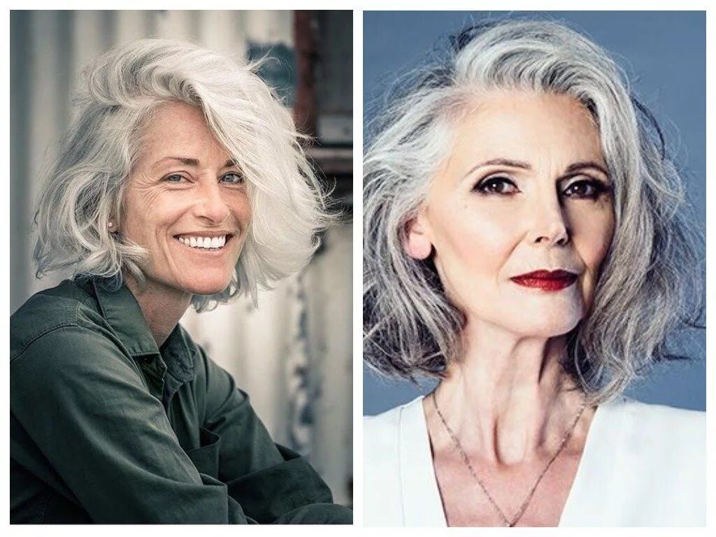 Волосы в пепельный цвет без желтизны. Осветление седины. Мелирование на седые волосы. Осветление седины. Осветление седых волос.