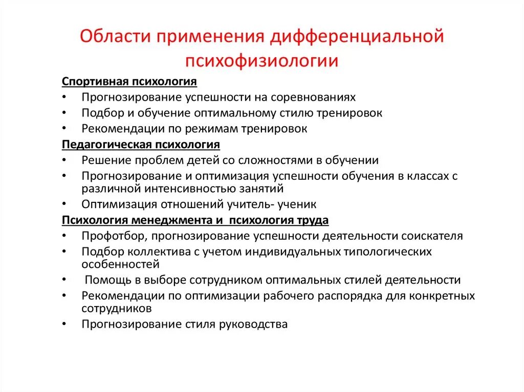 Этапы дифференциальной психологии. Дифференциальная психофизиология. Задачи дифференциальной психофизиологии. Дифференциальная психология. Направления психофизиологии.