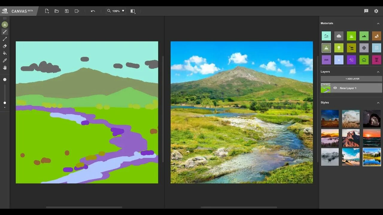 Ai canvas. Nvidia canvas. nvidia canvas стили. nvidia canvas pack. формат .can canvas nvidia.