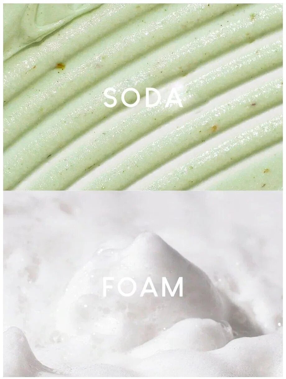 Cleansing soda foam