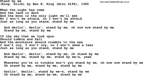 stand by me lyrics - sireneinternet.net.