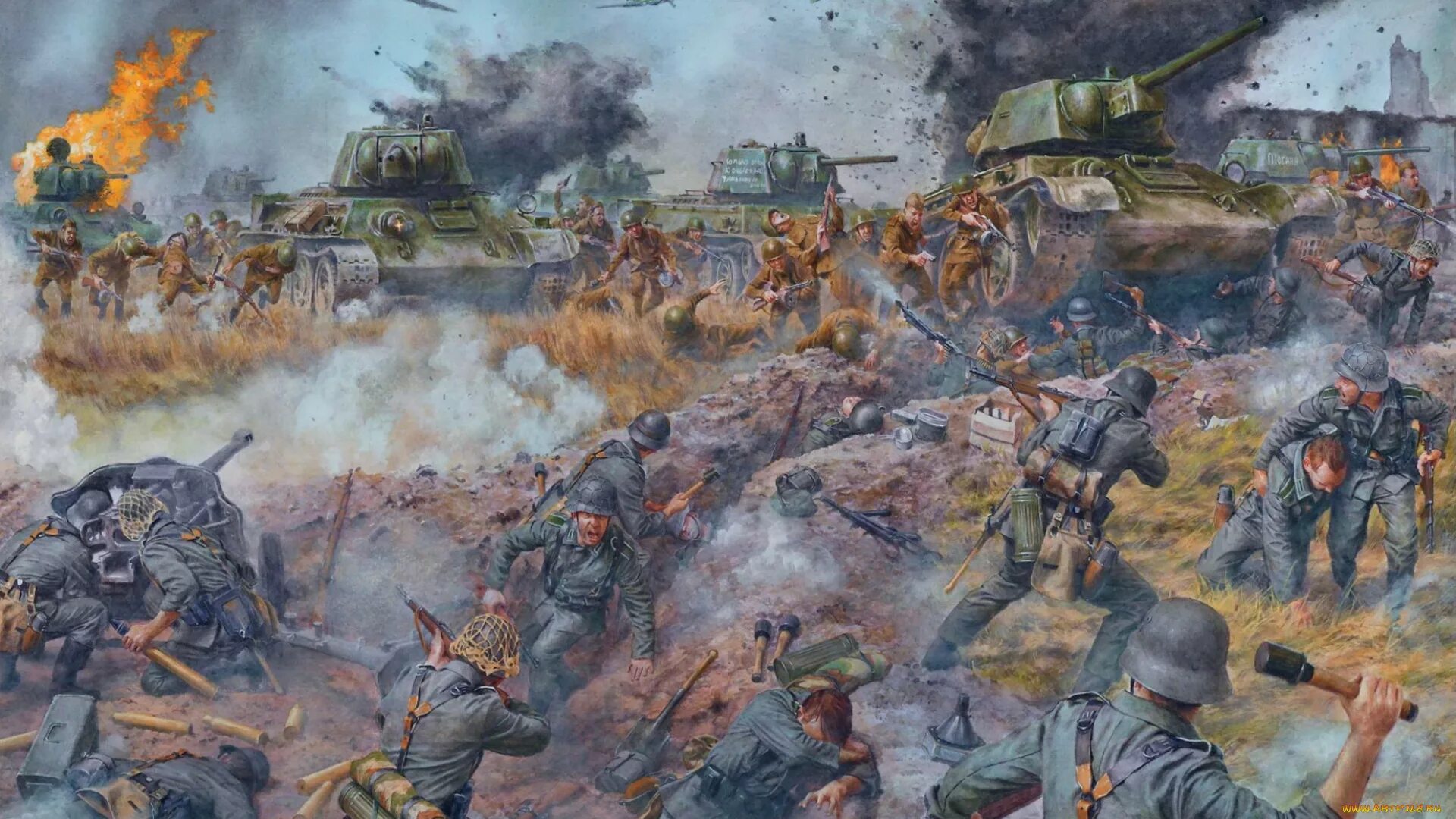 Курская битва 1943. Курская битва (1943 г.). Разгар битвы