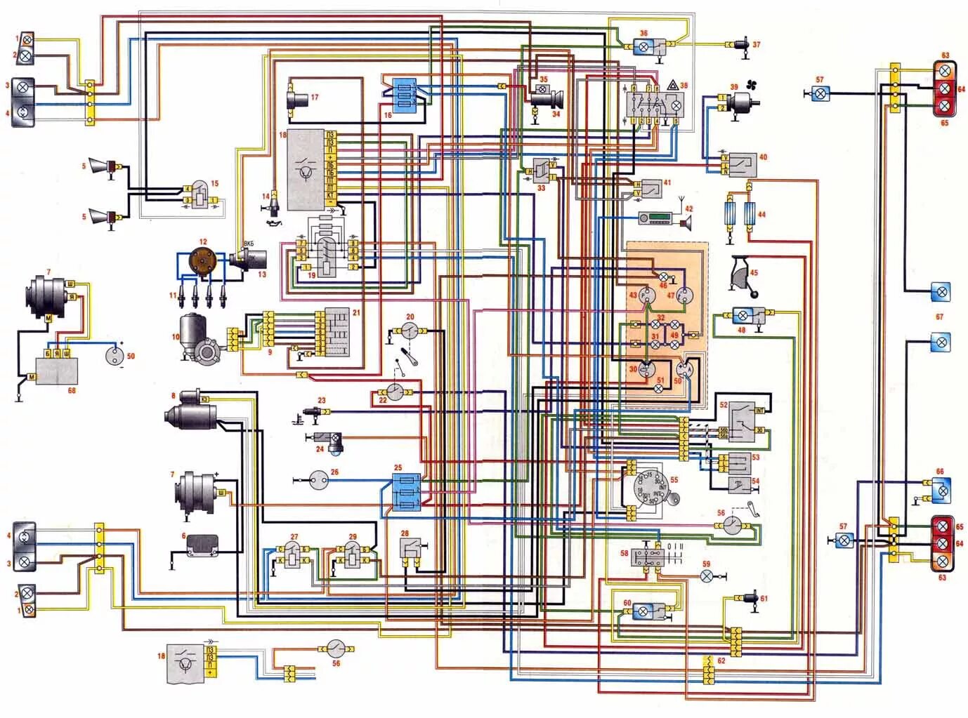 Цветные электросхемы. Схема электропроводки Москвич 412. Эл схема Москвич 412. Схема электропроводки ИЖ 412. Схема проводки Москвич 412.