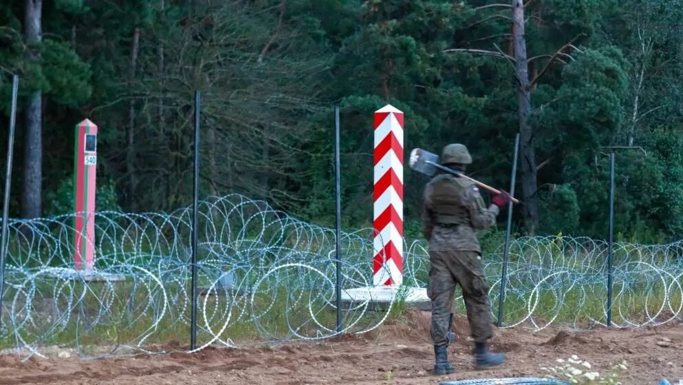 Что происходит на границе беларуси. Польско-белорусская граница. Белорусско-польская граница. Забор на польско-белорусской границе. Польские и Белорусские пограничники.