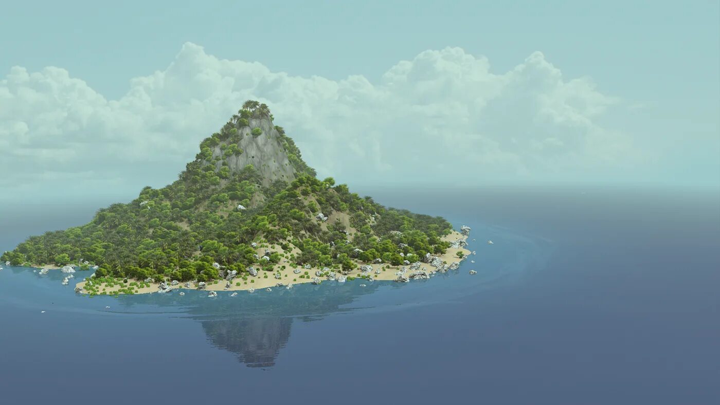 Поставь island. Остров в блендере. Остров в блендер 3д. Тропический остров Blender. 3д модель тропического острова.