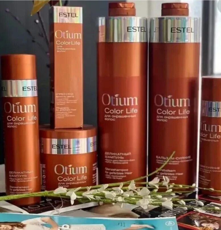 Estel Otium Color Life шампунь. Набор Estel Otium Color. Наборы Otium Estel. Набор Otium Color Life для окрашенных волос.