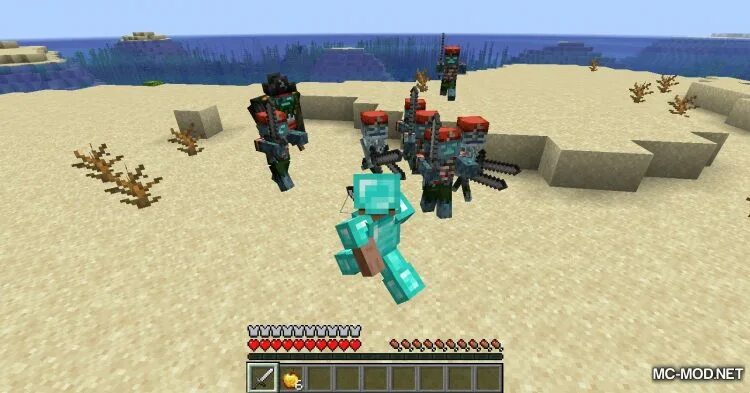 Мод на кошмар. Rotten creatures mod. мод на майнкрафт rotten creatures. хитбокс зомби майнкрафт. мод на майнкрафт retten creatures.