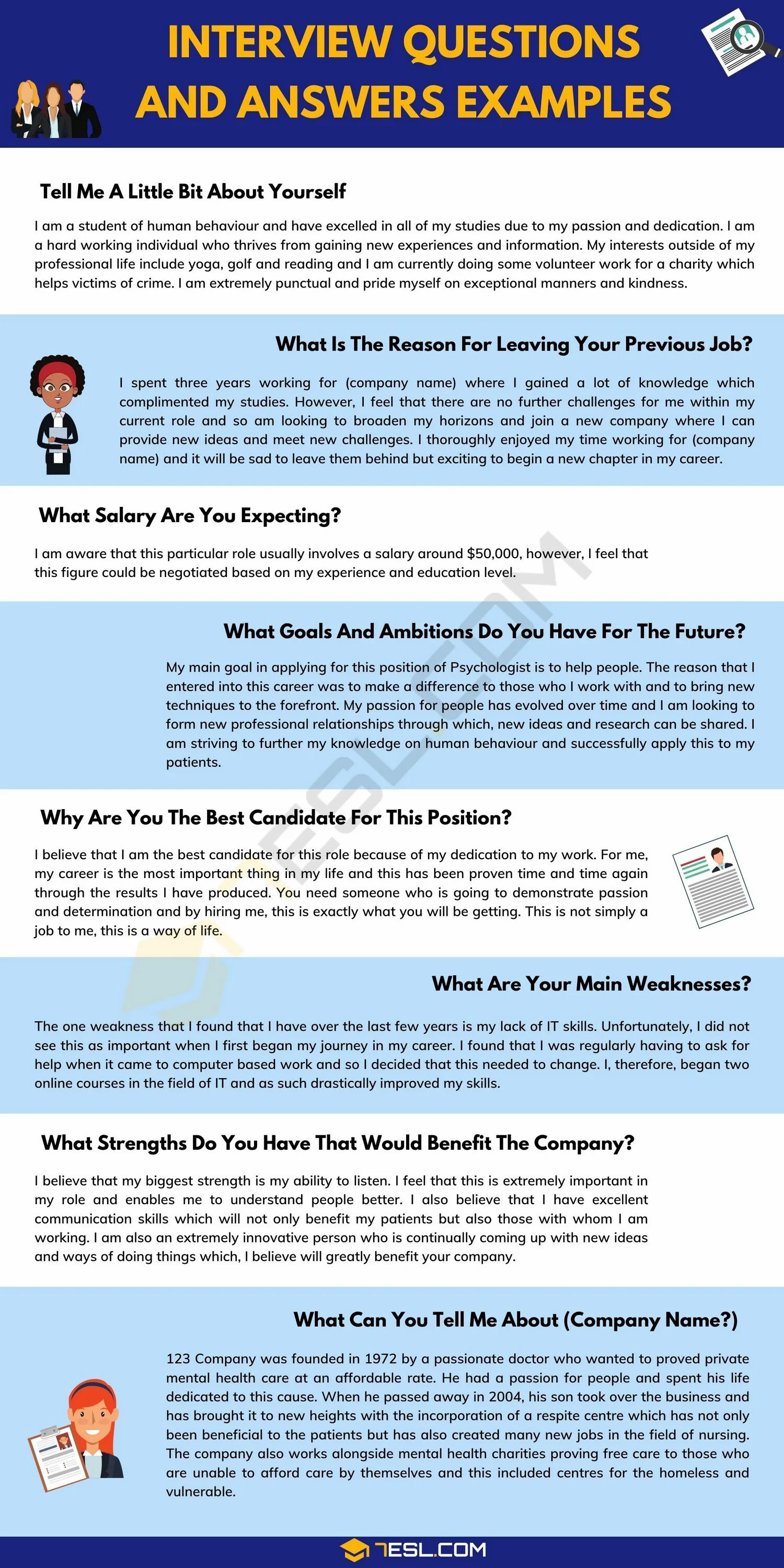 Interview answers. Job interview questions and answers. job interview questions and answers example. common interview questions. answers for interview questions.