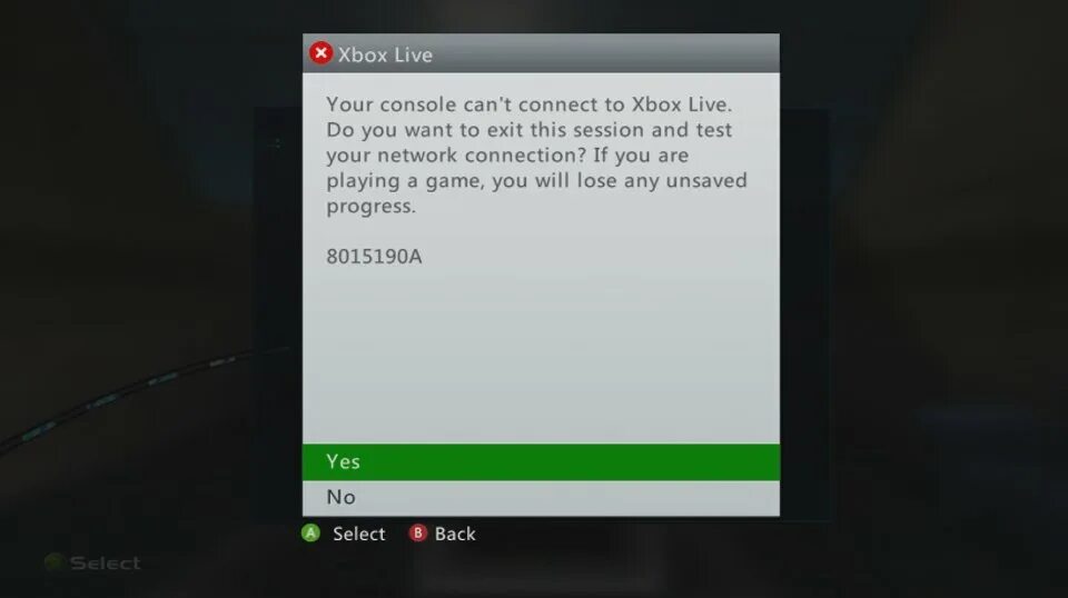 Xbox live приостановлено