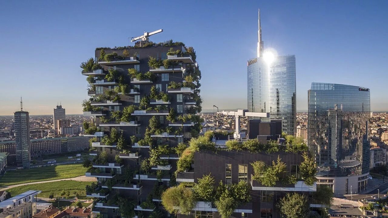 Небоскребы Bosco verticale («вертикальный лес»). Небоскребы Bosco verticale в Милане. Features projects