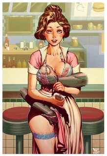 boxofwant, annie hughes, iron giant, 1girls, 2boys, big breasts, blush, bre...