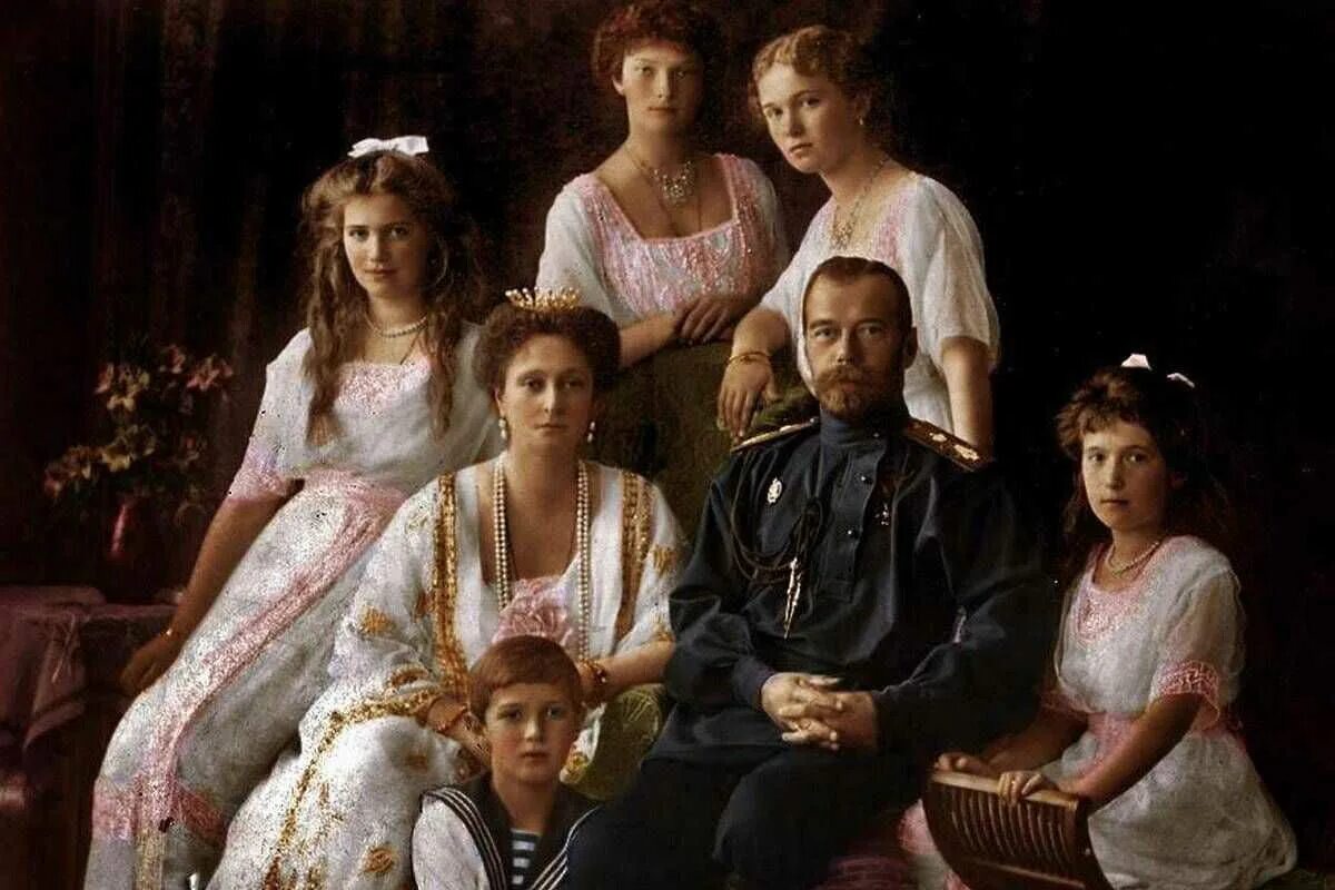 Царская семья Николая 2. Императорская семья Романовых. Семья Николая 2 Романова.