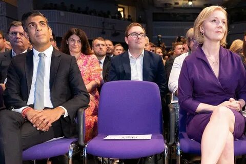 Liz Truss and Rishi Sunak. 