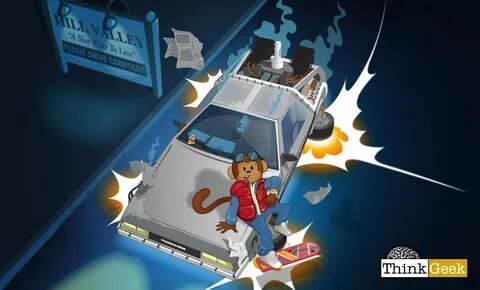 Back to the future monkeys thinkgeek wallpaper 
