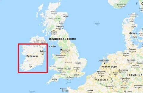 Северная ирландия на карте великобритании
