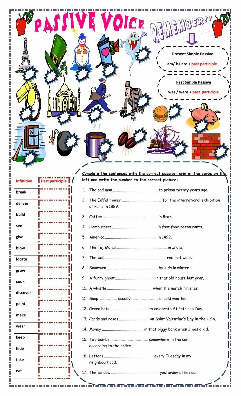 Present and past passive exercises. Пассивный залог worksheets. passive voice present simple упражнения worksheet. пассивный залог present simple упражнения. задания на present simple passive.
