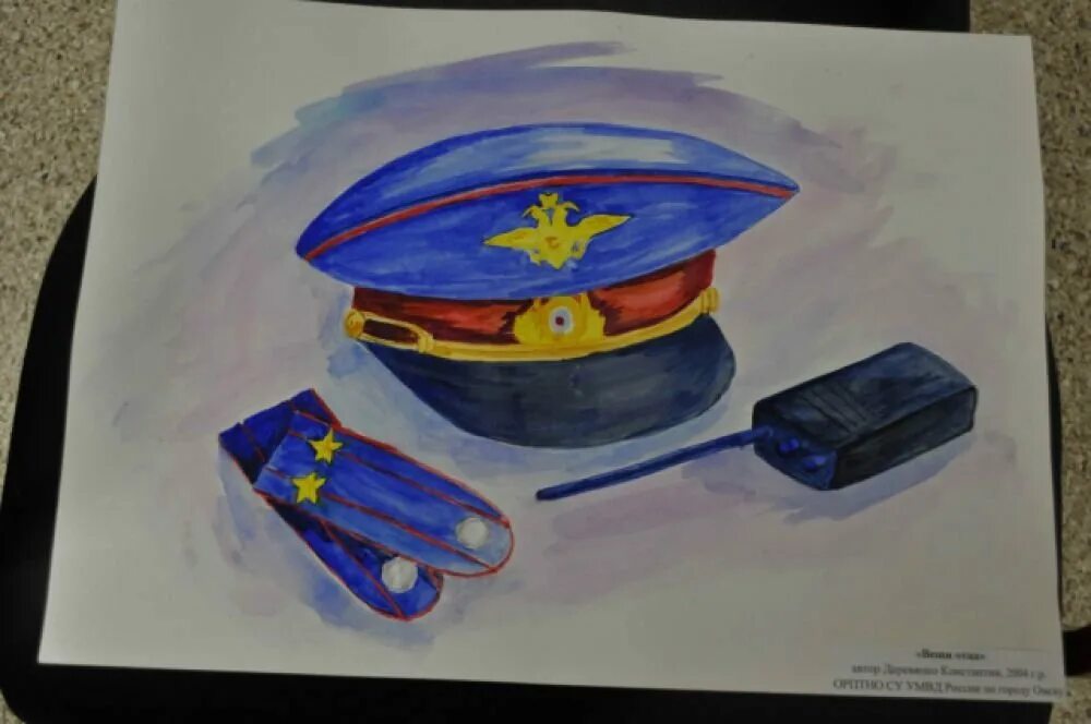 Что нарисовать на день полиции