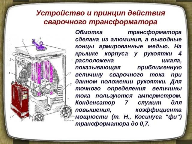 Типовой сварочный трансформатор. Устройство однопостового сварочного трансформатора. Сварочный трансформатор (рисунок 1.34,а).. Устройство сварочного трансформатора, схема работы.. Работа сварочных трансформаторов