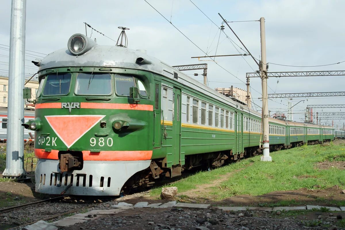 Ст 980. Эр2к 1068. Электропоезд эр2к 980. Эр2к-980 Сестрорецк. Электричка эр2 RVR.