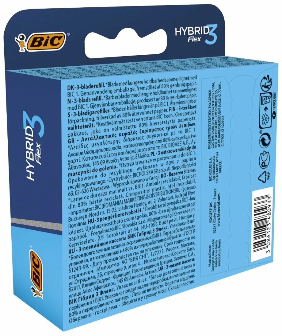 Кассеты bic flex