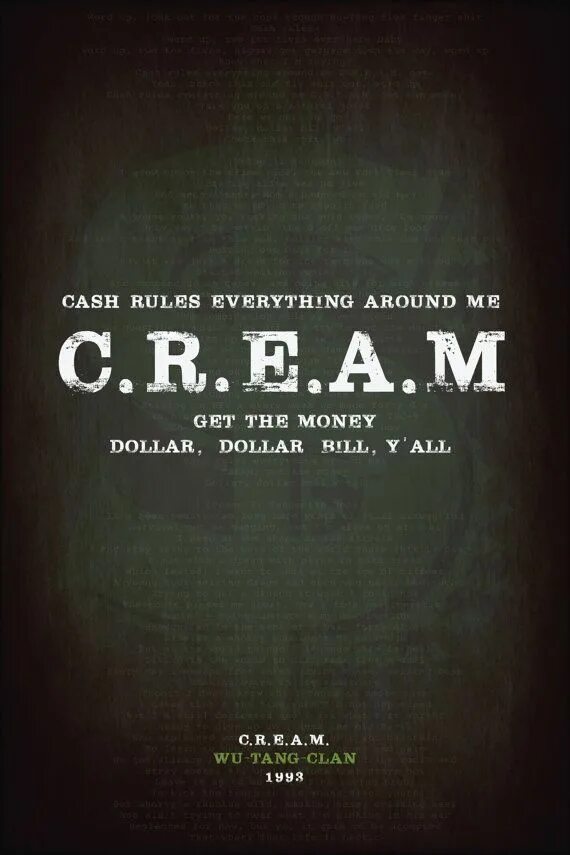 C.R.E.A.M обложка Wu Tang Clan. Wu Tang Clan quotes. Cash Rules everything around me. Famous Wu Tang quotes. Ruler of everything