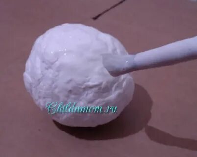 Поделки из ваты и клея пва