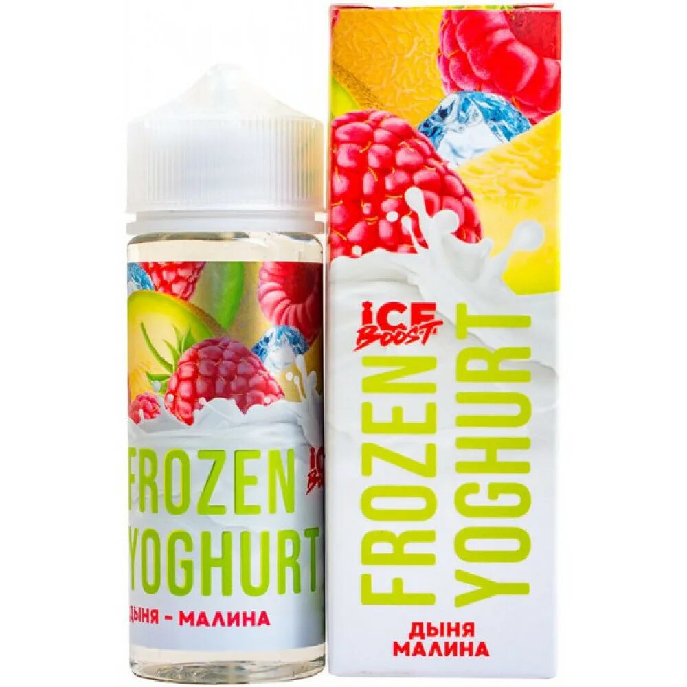 Дыня малина. Жидкость Frozen yoghurt 120ml. Frozen yoghurt (Ice Boost) (120ml 0mg) - (дыня малина. Frozen yoghurt (Ice Boost) (120ml 0mg). Жидкость Frozen Yogurt дыня малина (120 мл).