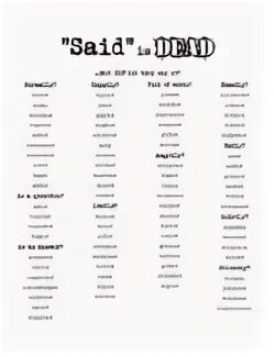 Were saying. Said is Dead песня.